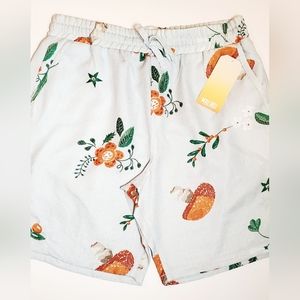 NWT Malibu Mushroom and Sage Men's Shorts Size Medium